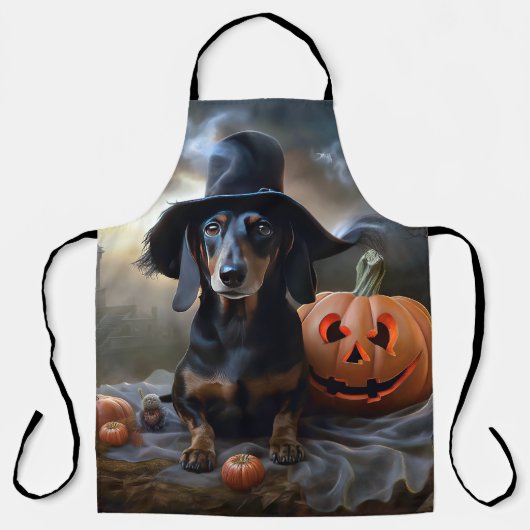 Dachshund Halloween eng Schort (Voorkant)