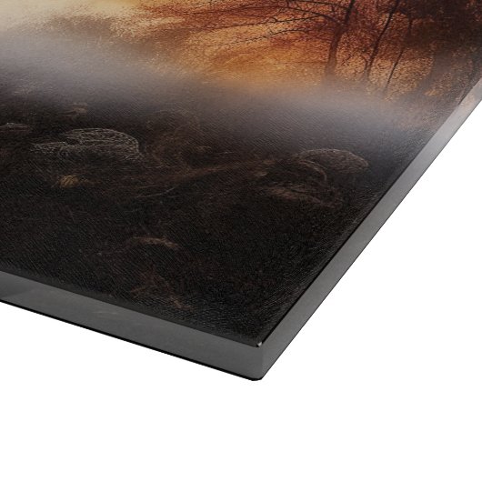 Dachshund Halloween eng Snijplank (Hoek)