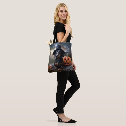 Dachshund Halloween eng Tote Bag (Op model)
