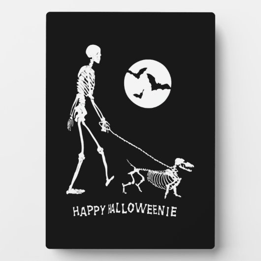 Dachshund Halloween Fotoplaat (voorkant)