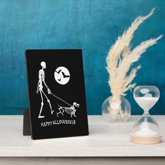 Dachshund Halloween Fotoplaat (Zijkant)