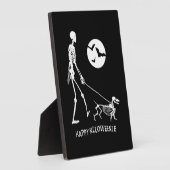 Dachshund Halloween Fotoplaat (Zijkant)