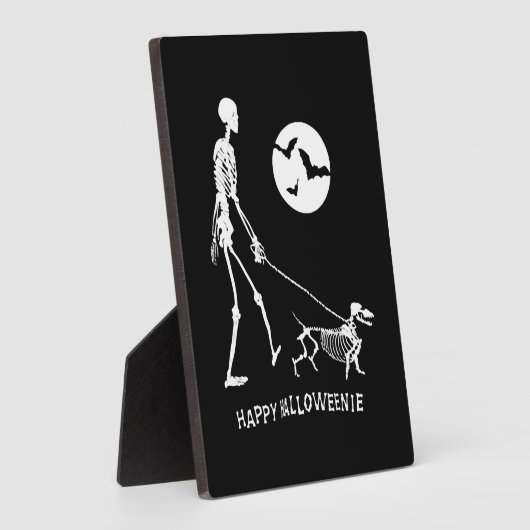 Dachshund Halloween Fotoplaat (Zijkant)