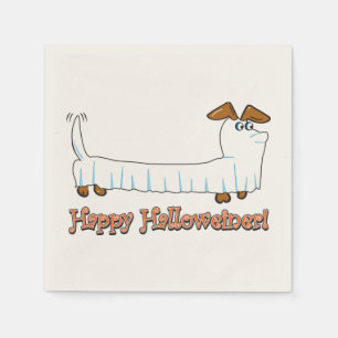 Dachshund Halloween Ghost Servet