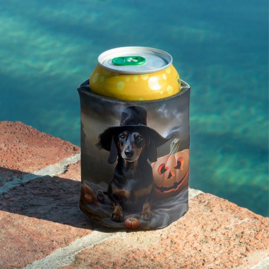 Dachshund Halloween Griezelen Blikjeskoeler (Insitu Zwembad)