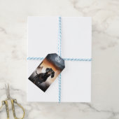 Dachshund Halloween Griezelen Cadeaulabel (Met Touw)