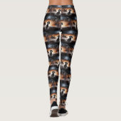 Dachshund Halloween Griezelen Leggings (Achterkant)