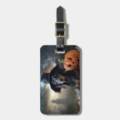 Dachshund Halloween griezelig Bagagelabel (Voorkant verticaal)