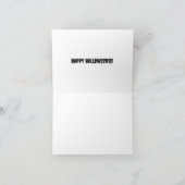 Dachshund Halloween Kaart (Binnen)