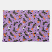 Dachshund Halloween Kitchen Towel Theedoek (Horizontaal)