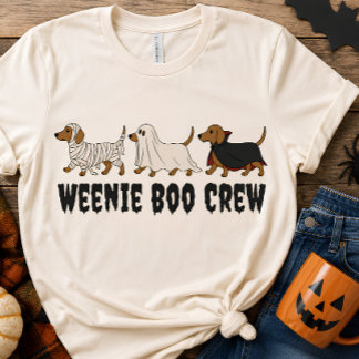 Dachshund Halloween Kostuum Parade T-shirt