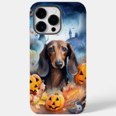 Dachshund Halloween met pompoenen eng Case-Mate iPhone Case (Achterkant)