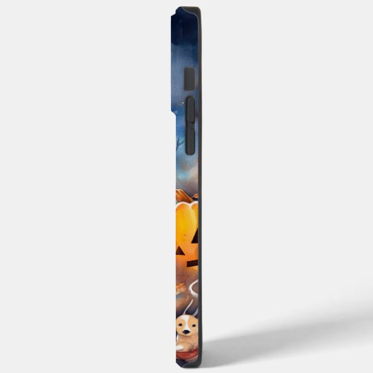 Dachshund Halloween met pompoenen eng Case-Mate iPhone Case (Achterkant / Links)
