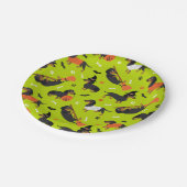 Dachshund Halloween Papieren Bordje (Gekanteld)