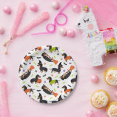 Dachshund Halloween Papieren Bordje (Feest)