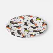 Dachshund Halloween Papieren Bordje (Gekanteld)