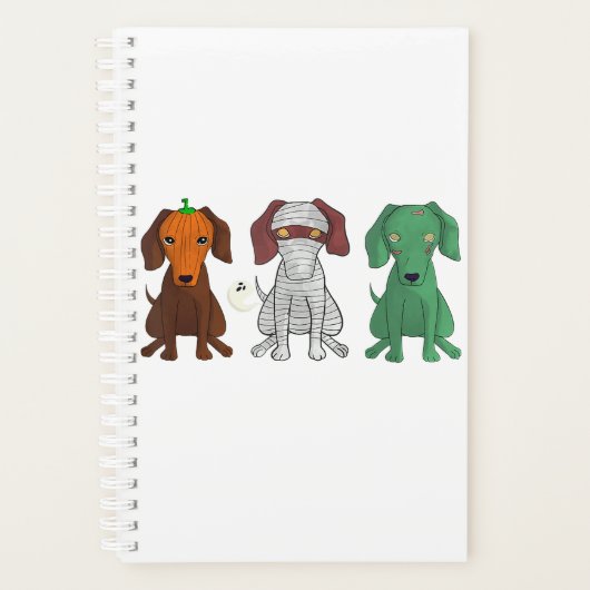 Dachshund Halloween Planner (Voorkant)