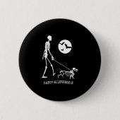 Dachshund Halloween Ronde Button 5,7 Cm (Voorkant)