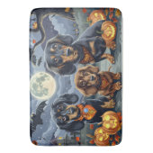 Dachshund Halloween Spoken  Badmat (Voorkant Verticaal)