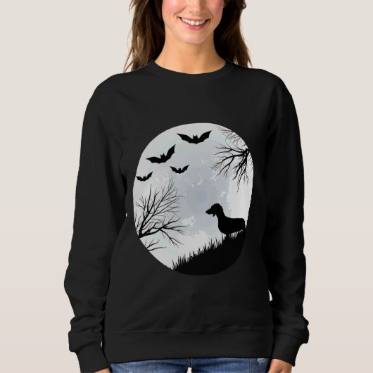 Dachshund Halloween Trui (Voorkant)