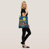 Dachshund Happy Hallothanksmas Halloween Thanksgiv Tote Bag (Op model)
