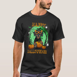 Dachshund Happy Halloween Dogs 5 T-shirt
