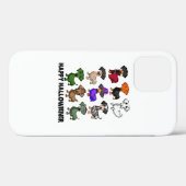 Dachshund Happy Hhalweiner Funny Dog Halloween Case-Mate iPhone Case (Achterkant (horizontaal))