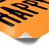 Dachshund Happy Howloween Perfect Poster (Hoek)