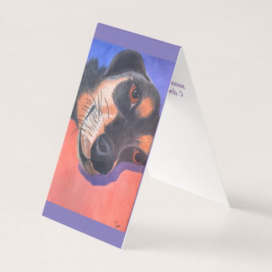 Dachshund Hartelijk dank Kaart (Voorkant)