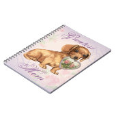 Dachshund Heart Mama Notitieboek (Linkerzijde)
