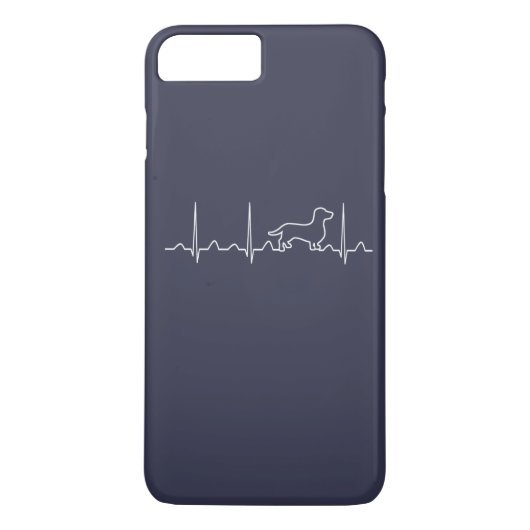 Dachshund Heartbeat Case-Mate iPhone Case (Achterkant)