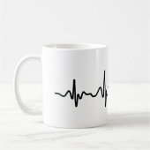 Dachshund Heartbeat Klassieke Mok (Links)