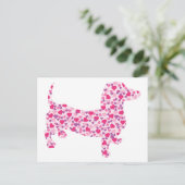 Dachshund Hearts Briefkaart (Staand voorkant)