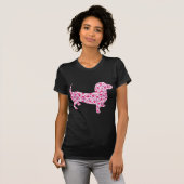Dachshund Hearts T-shirt (Voorkant volledig)