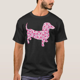 Dachshund Hearts T-shirt