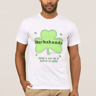 Dachshund Heaven; St. Patrick's Day Dachshund T-shirt