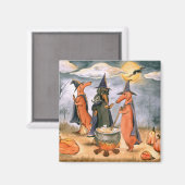 Dachshund heksen magneet (Voorkant / Achterkant)