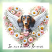 Dachshund-herinnering Raamsticker (Vel 3)
