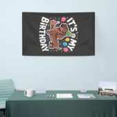 Dachshund Het is mijn verjaardag Spandoek (Beurs)