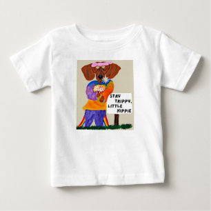 Dachshund Hippie bij Stay Trippy Little Hippie Bor
