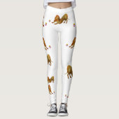 Dachshund Hond & Bal Watercolo Leggings (Voorkant)