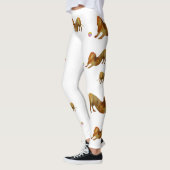 Dachshund Hond & Bal Watercolo Leggings (Links)