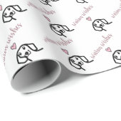 Dachshund hond cadeaupapier (Rol Hoek)