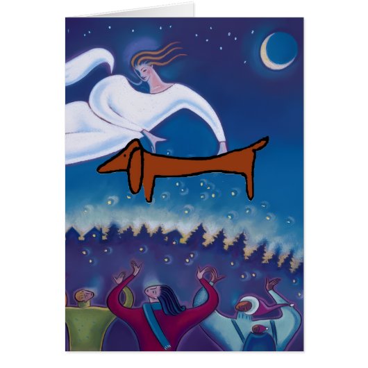 Dachshund hond, een geschenk uit de hemel (Voorkant)