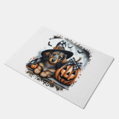 Dachshund Hond Halloween Deurmat (Schuin)