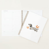 Dachshund hond Halloween snoepmais Volle Maan Planner (Display)