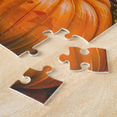 Dachshund Hond Herfst Oogst Thanksgiving Legpuzzel (Zijkant)