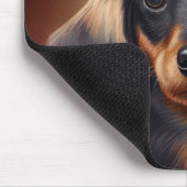 Dachshund hond in St. Patrick's Day jurk Muismat (Hoek)