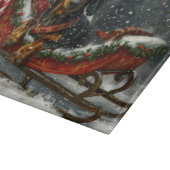 Dachshund Hond Kerstfeest Snijplank (Hoek)