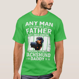 Dachshund hond papa cadeau voor mannen t-shirt